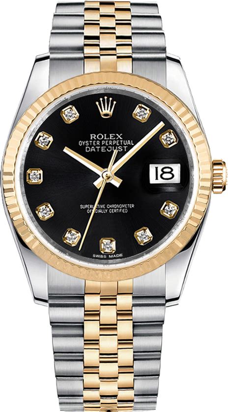 rolex datejust oro con quadrante nero|rolex datejust oro bianco.